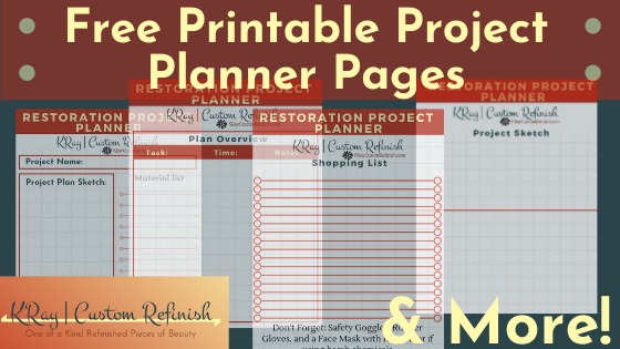 Free Printable Project Planner