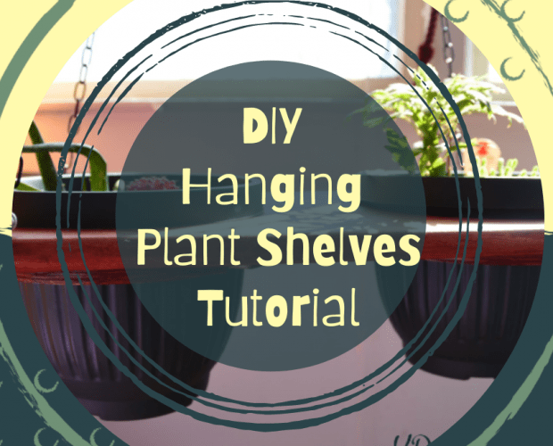 DIY Hanging Plant Shelves Cover