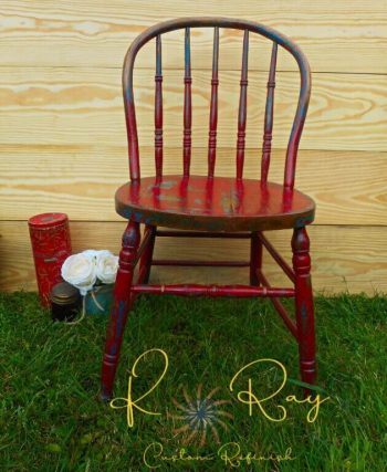 Red Farmhouse Chair