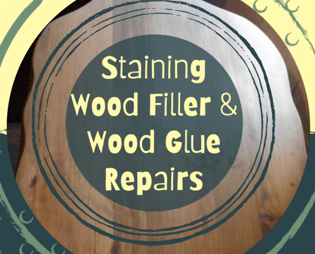 Staining Wood Filler Repairs Cover