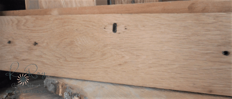 Identifying Wood Types in Furniture Oak Drawer Front Coarse Grain