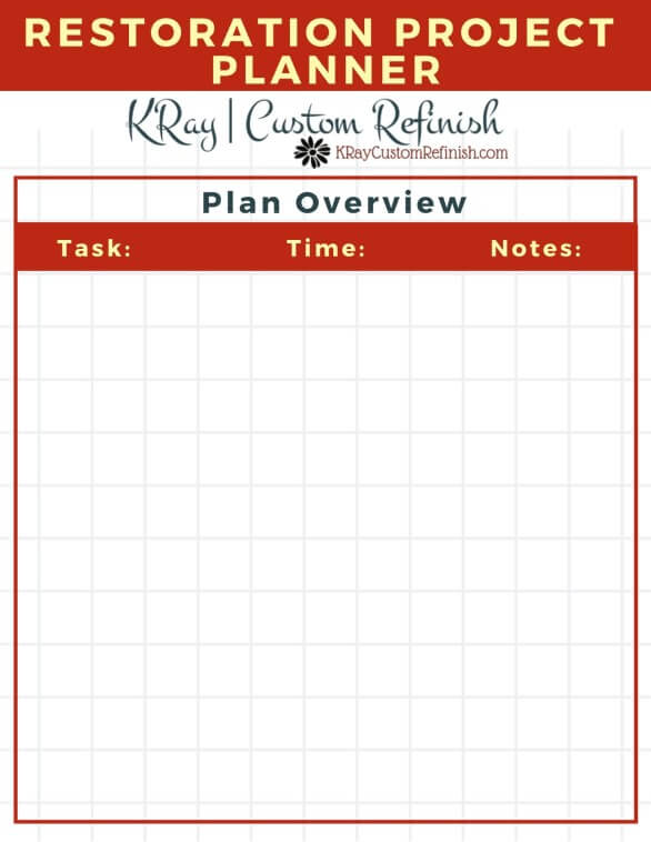 Free Printable Project Planner Pages 