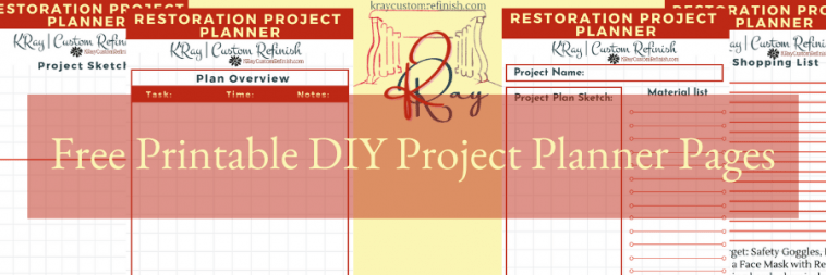 DIY Project Planner Pages 