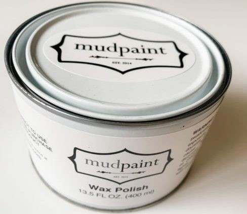 Painting Wood Furniture White Mudpaint Clear Wax