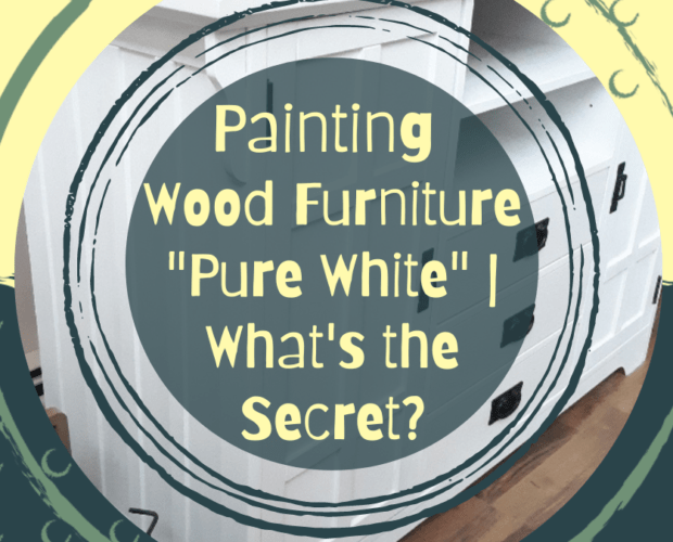 Painting Wood Furniture Pure White Cover
