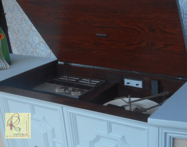 Refinishing a Vintage Record Player Stereo Console