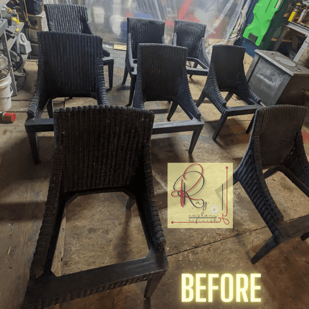 Repaint Wicker Furniture Before