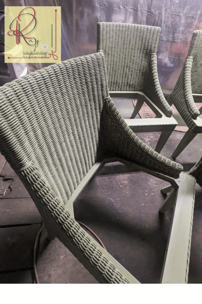 Repaint Your Wicker Furniture Close Up