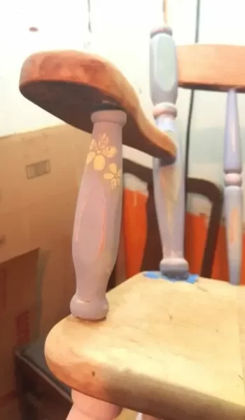 7 Furniture Paint Distressing Techniques Easily Explained 7 layering chalk paint rocking chair