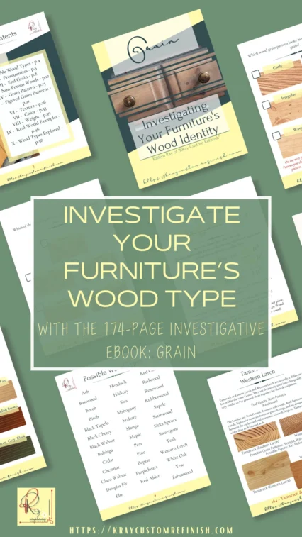 The Ultimate Guide to Identifying Wood Types in Furniture 32 Grain Furniture Wood Type Investigation Pin