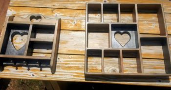 Heart Knick-Knack Shelf and Entryway Organizer