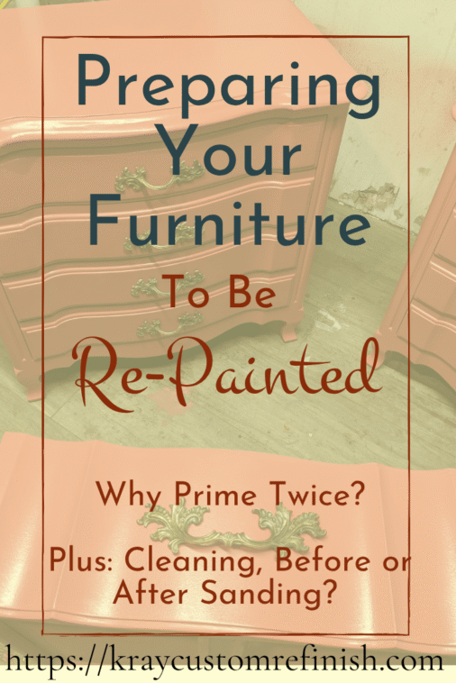 Preparing Your Furniture to be Re-Painted Pin