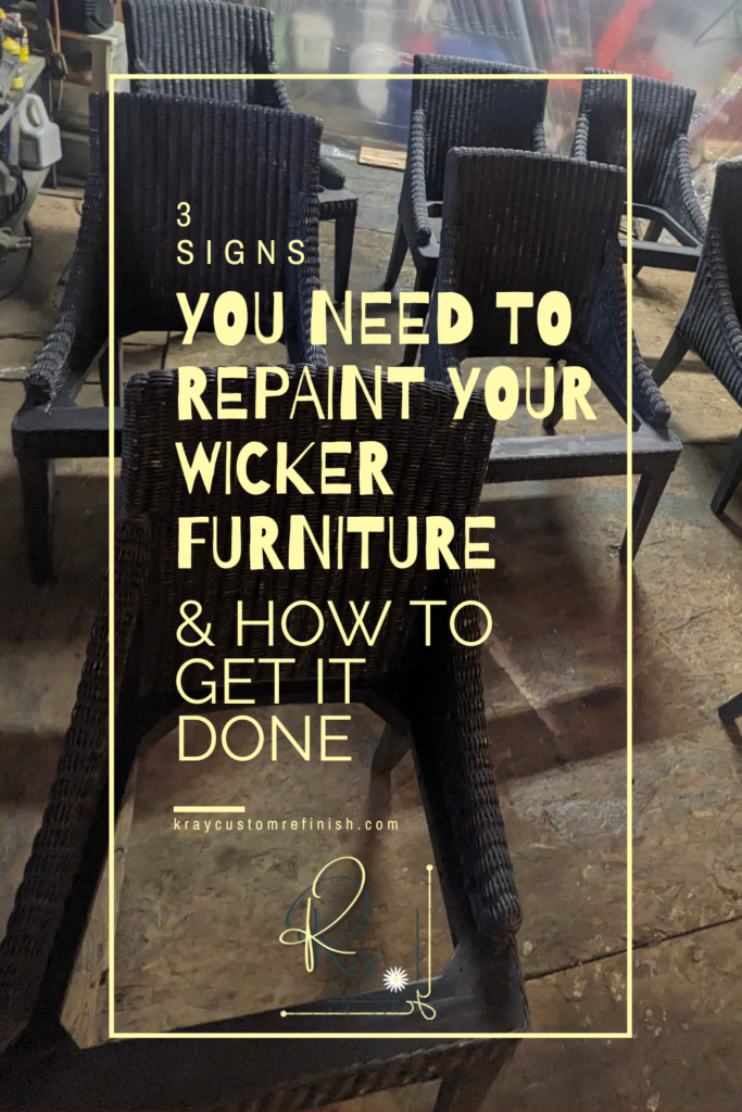 3 Telltale Signs You Need To Repaint Your Wicker Furniture and How To Get It Done 10 Repaint Your Wicker Furniture Pin