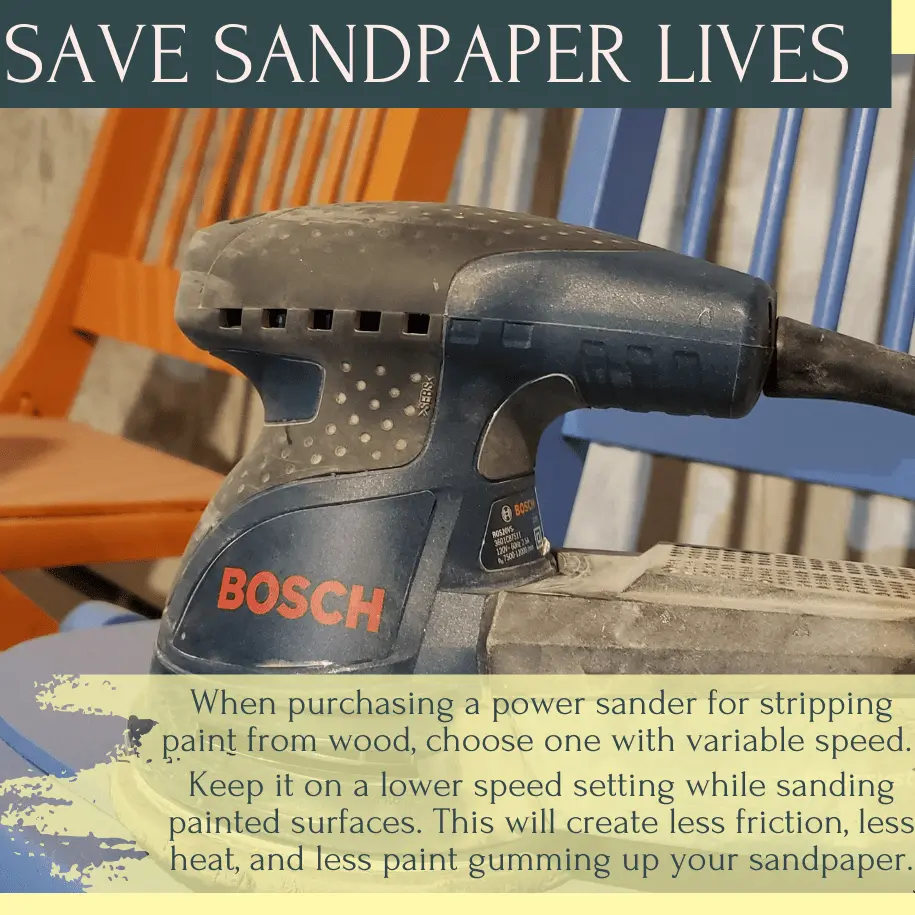 How to sand wood furniture tip
