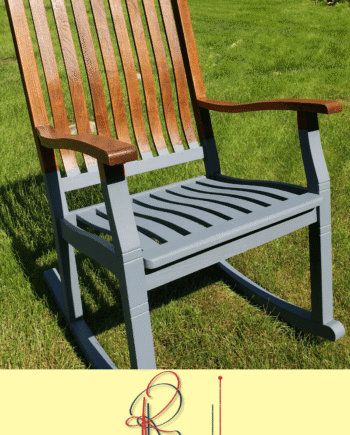 Teak Rocking Chair Full