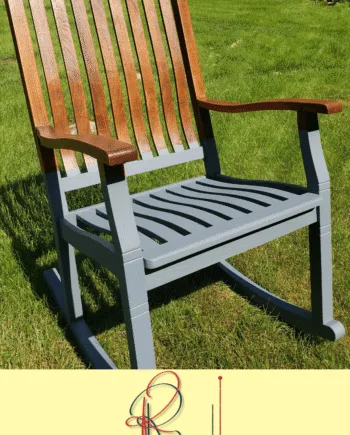 Teak Rocking Chair Full