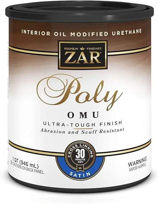 Applying Polyurethane Perfectly- Foolproof Method for Water and Oil-Based Polyurethane Application 4 Zar-Oil-Modified-Poly